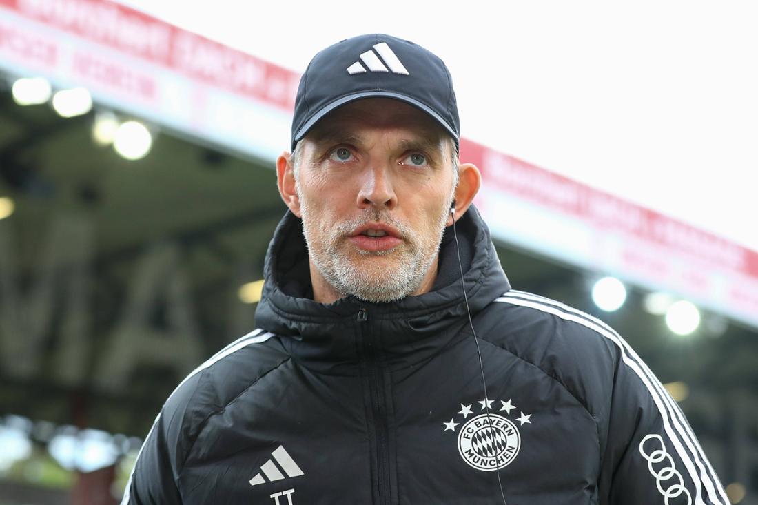 Thomas Tuchel vor dem Bundesligaspiel des FC Bayern gegen Union Berlin im Stadion An der Alten Försterei.