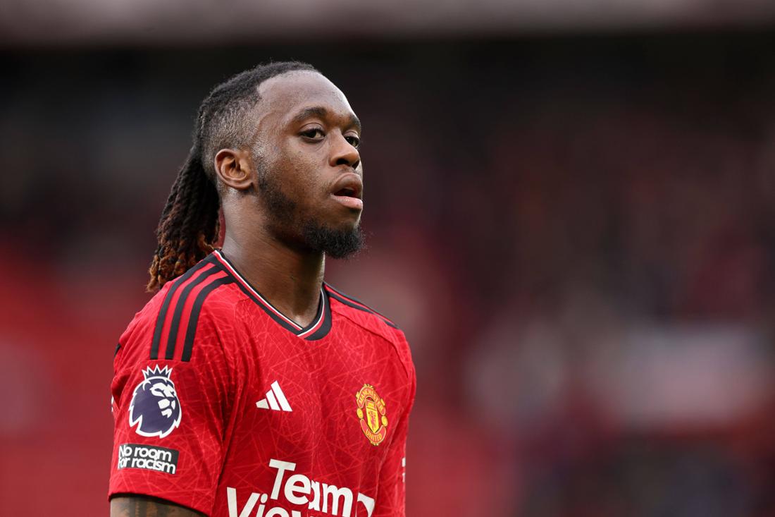 Aaron Wan-Bissaka of Manchester United, ManU at full-time Manchester United v Liverpool, Premier League, Football, Old T